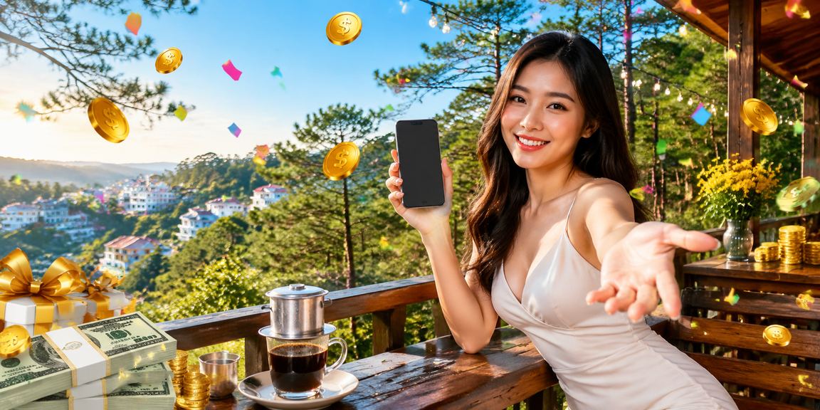 Người dùng nhận cashback và kiểm tra số dư tại quán cà phê Đà Lạt